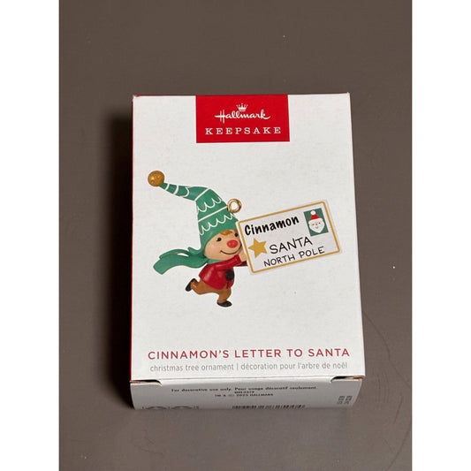 Hallmark Keepsake Ornament Cinnamon's Letter to Santa Limited 2023 Brand New