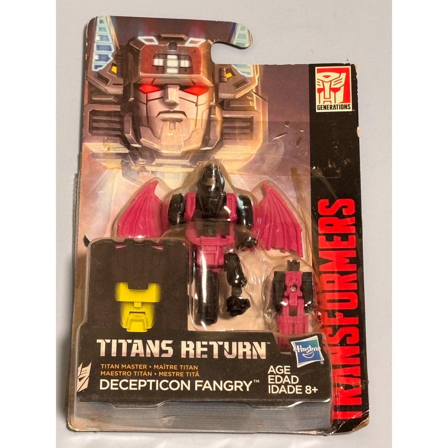 Transformers Titans Return DECEPTICON FANGRY Sealed On Card 2016 New