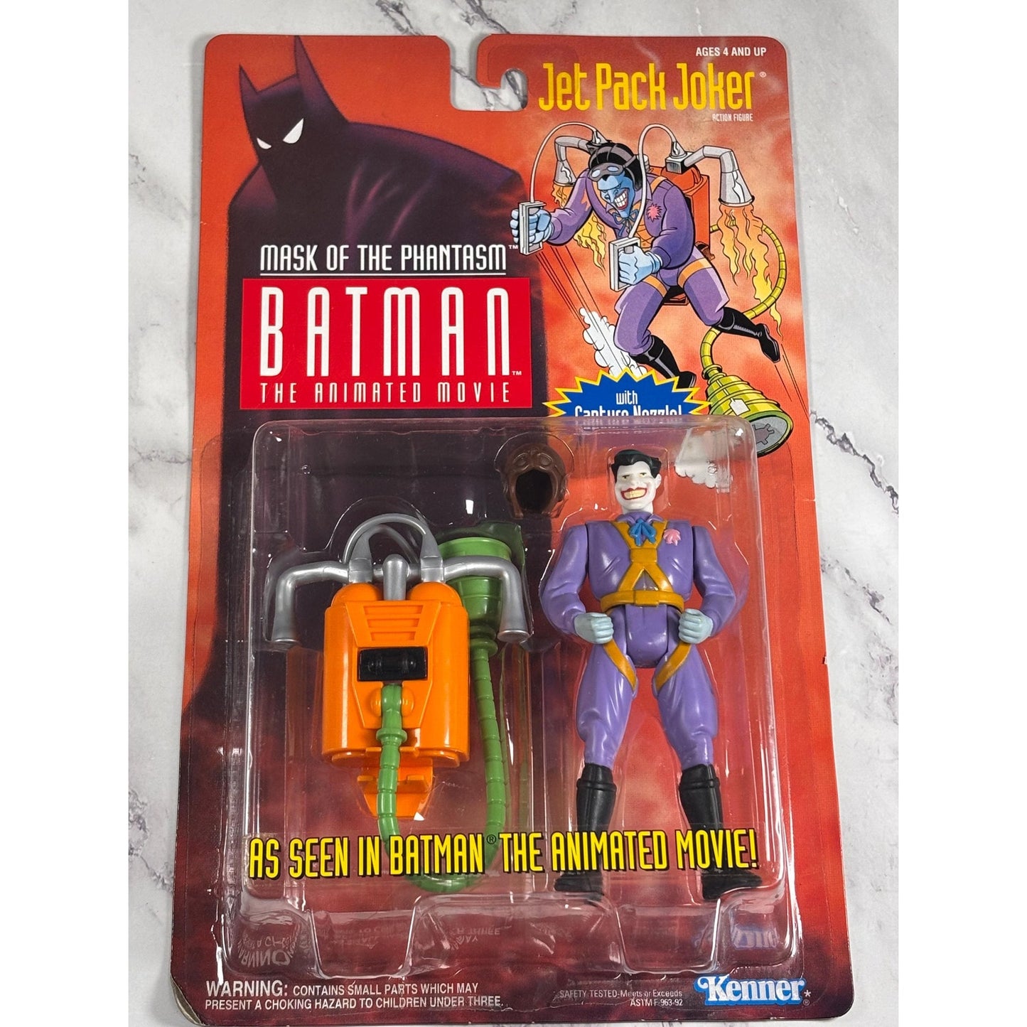 Kenner Batman The Animated Series Phantasm Jet Pack Joker Action Figure 1993