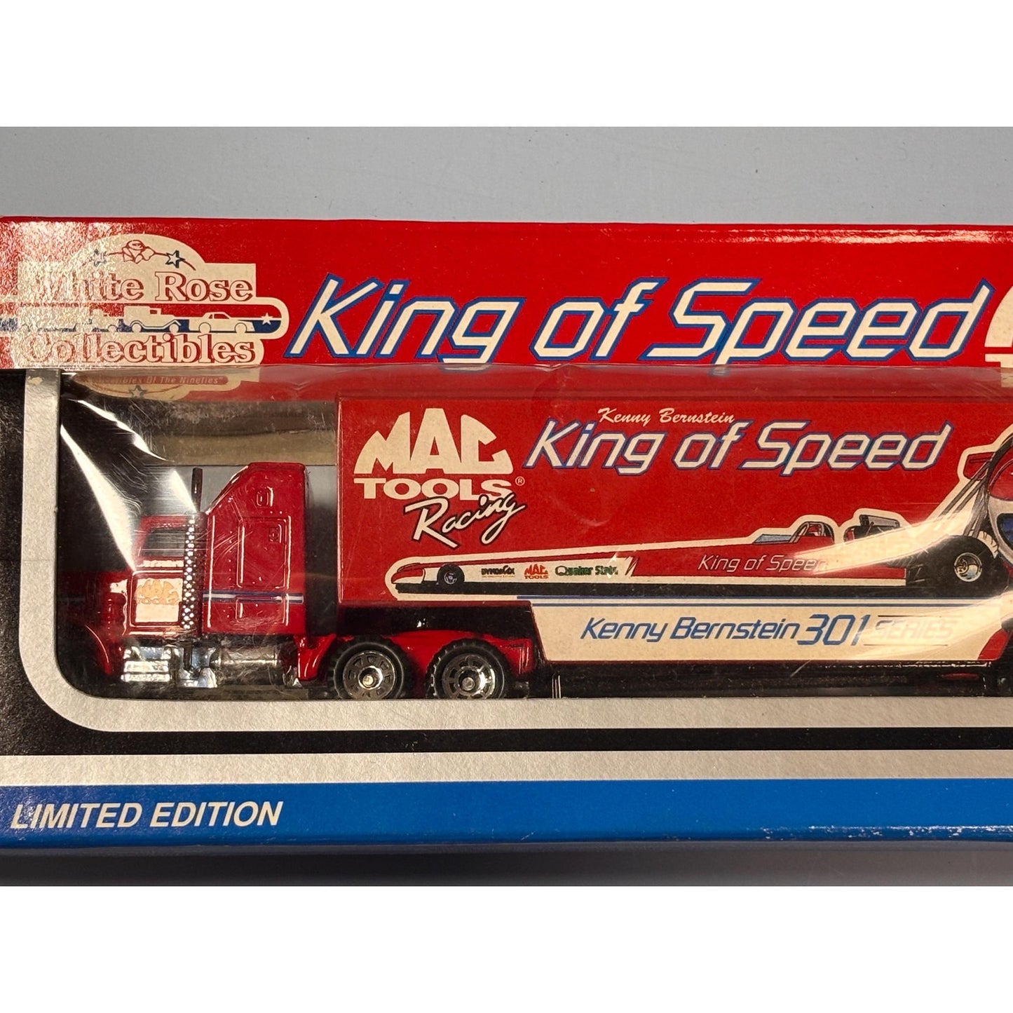 Matchbox (King of speed ) Mac tools racing transporter Kenny Bernstein 301series