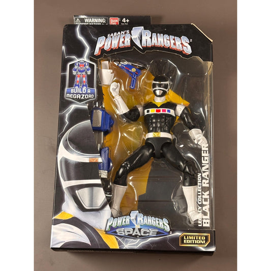 Power Rangers In Space Legacy Collection MMPR Black Ranger Action Figure Bandai