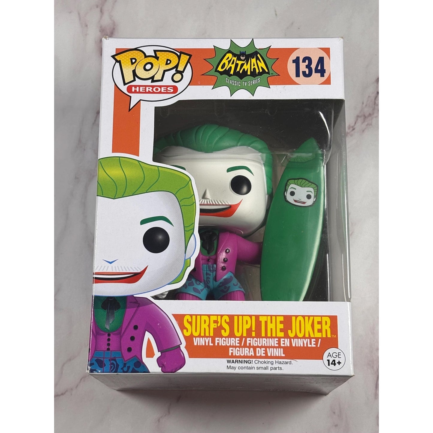 Funko POP! Heroes Batman Classic TV Series Surf’s Up! The Joker #134 DC Comics