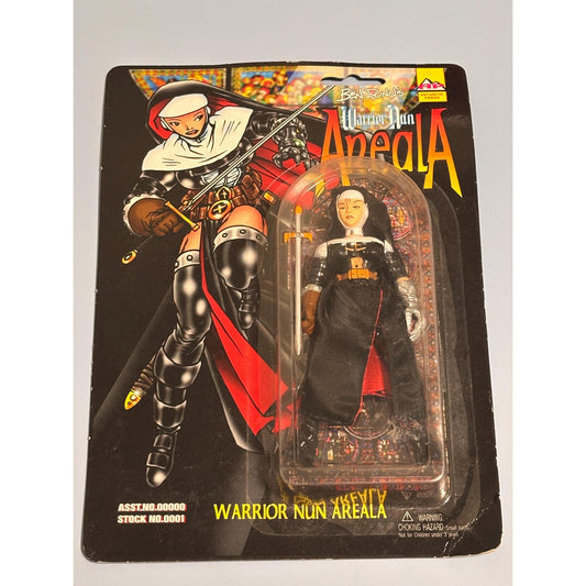 Vintage 1997 The Antarctic Press Ben Dun's Warrior Nun Areala 5" Action Figure