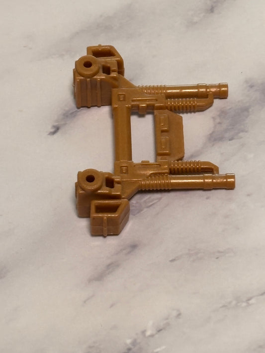 GI Joe Destro Despoiler Double Gun 1988 Demon Vehicle Brown Part