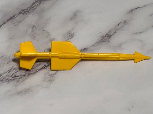 Vintage GI Joe ARAH 1989 Python Patrol Conquest Missile Vehicle Part Yellow
