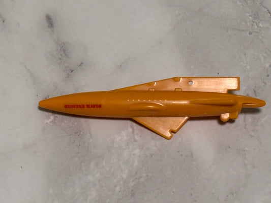 Snow Cat 1985 G.I. Joe ARAH  Vintage Vehicle Weapon Torpedo Missile Bomb Part