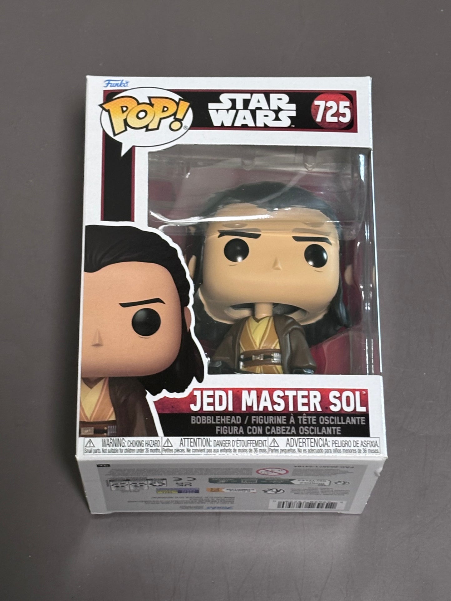 Funko Star Wars The Acolyte Jedi Master Sol Pop! 725 Vinyl Figure Bobblehead
