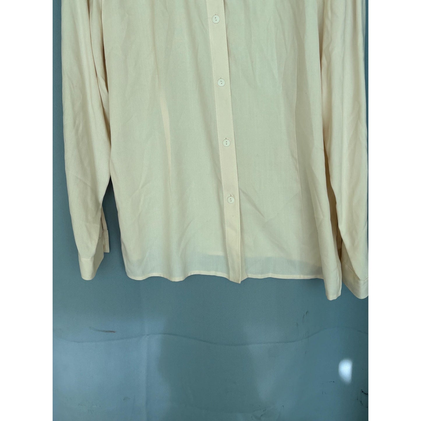 Anna and Frank Cream Ivory Pullover Blouse Shirt Women's Size XL New