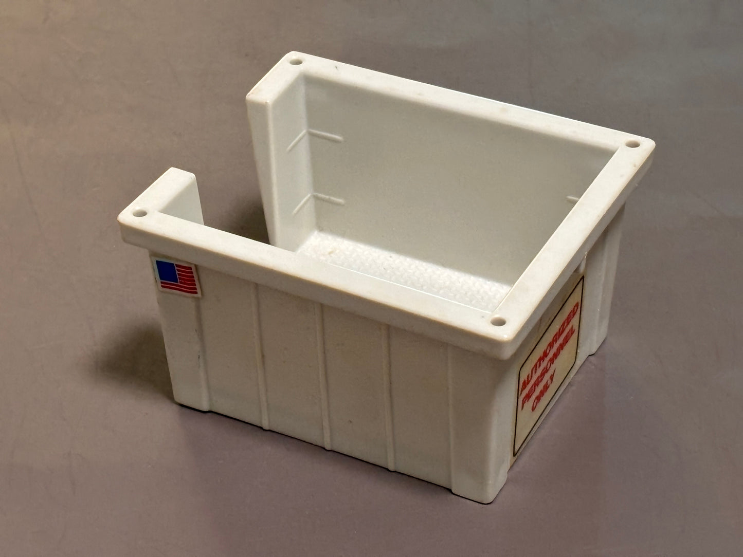 Hasbro Vintage GI Joe 1985 Check Point Alpha Tower Top Accessory Part w/ Stickers