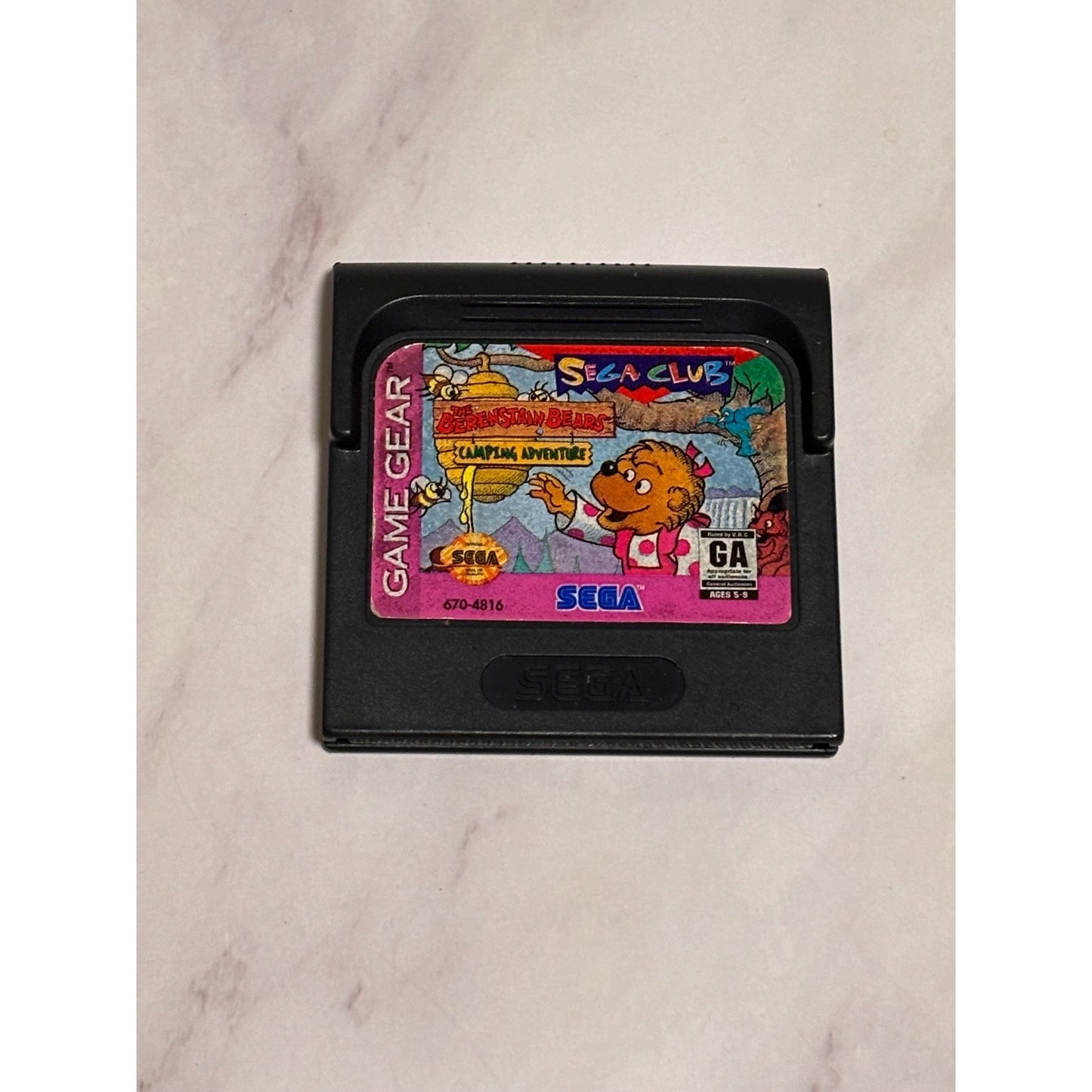 Berenstain Bears' Camping Adventure (Sega Genesis, Cartridge only)