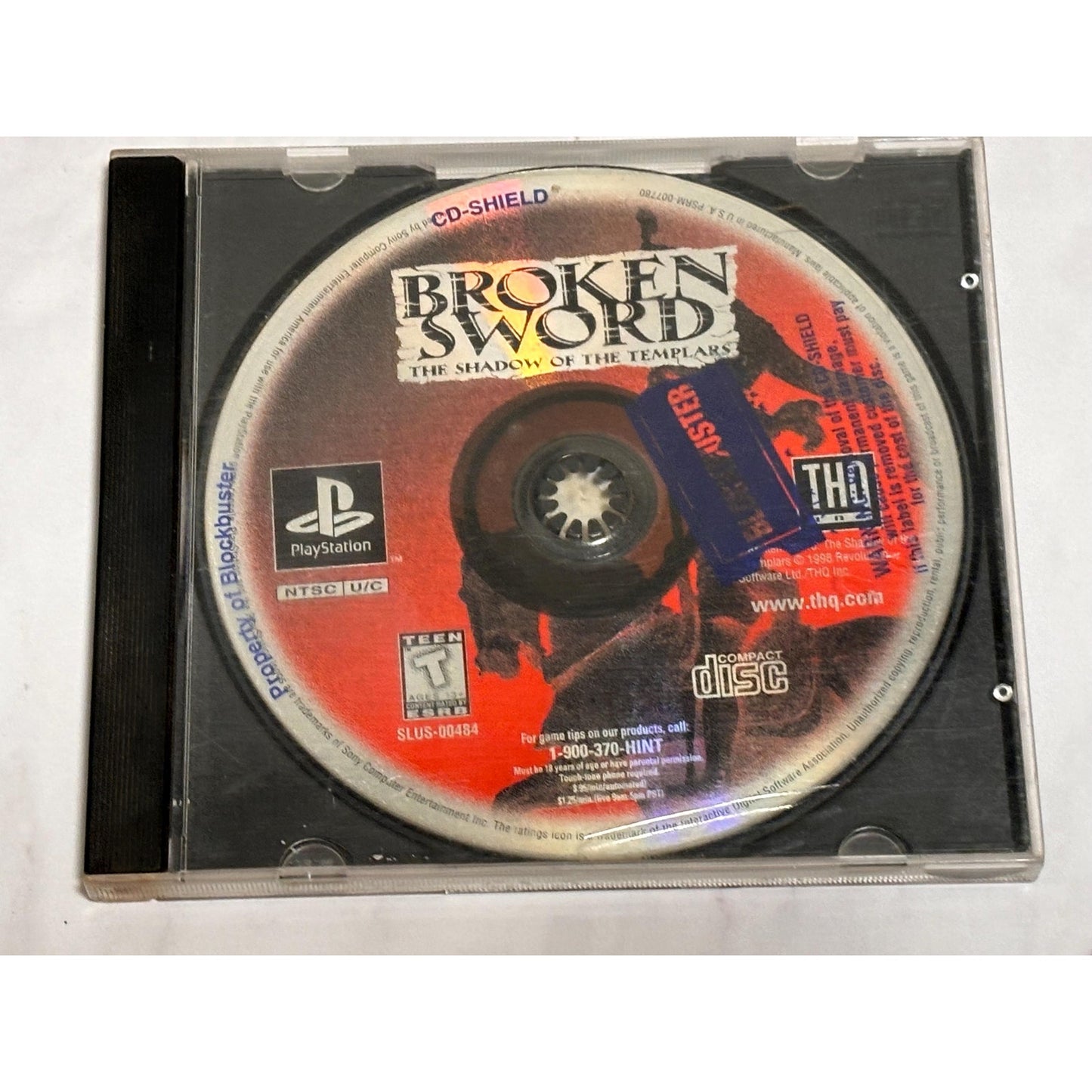 Broken Sword: The Shadow of the Templars (Sony PlayStation 1, 1998) Blockbuster