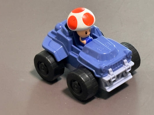 Super Mario Bros Movie #2 Toad Kart 2022 McDonalds Happy Meal Toy Nintendo