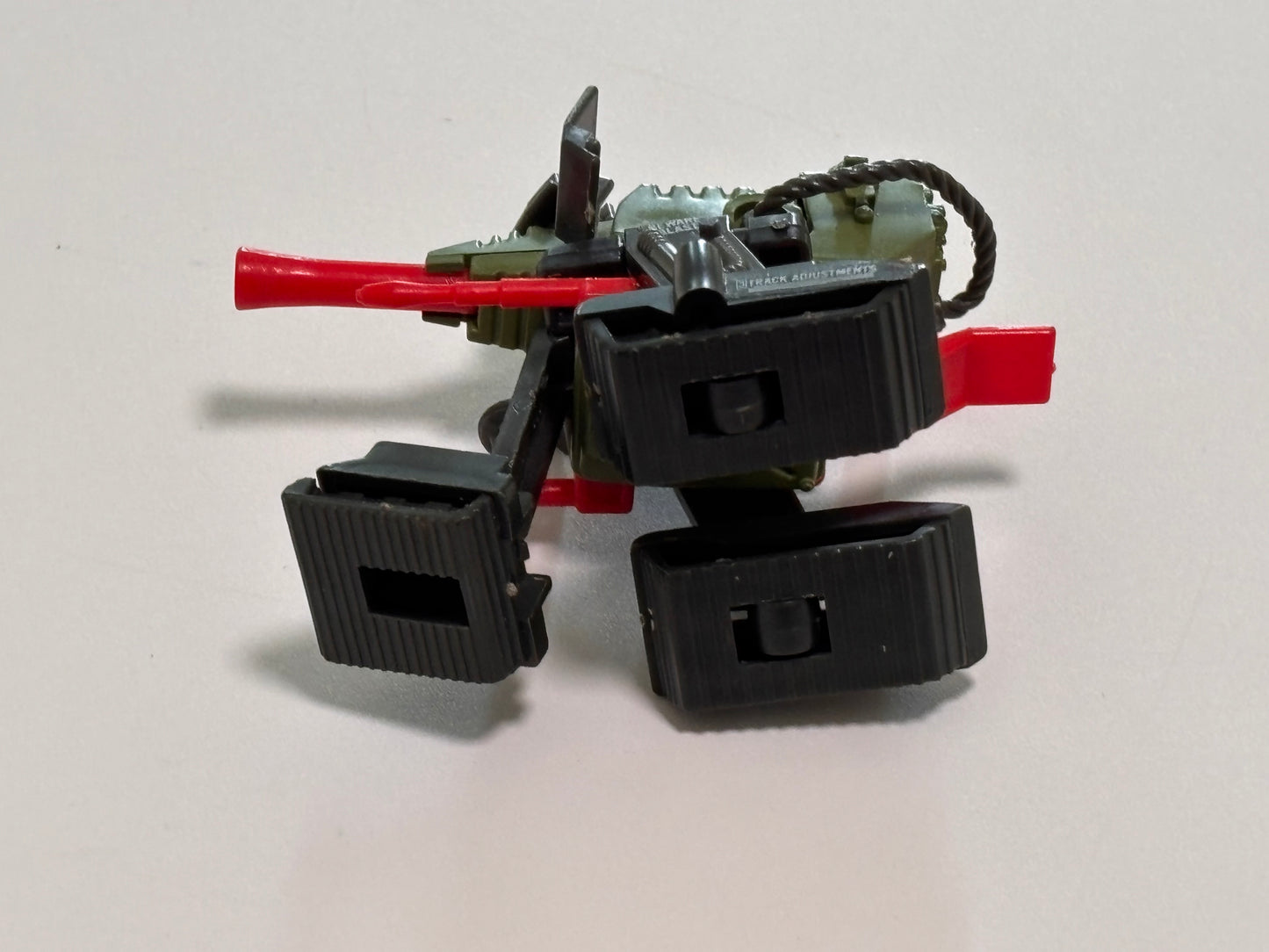 GI Joe Vehicle PAC RAT Flame Thrower Dark Green Mail Away Vintage Vehicle 1983