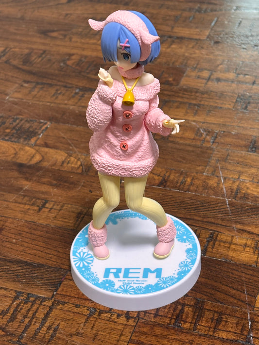 Re:Zero - Starting Life in Another World SSS Rem (The Wolf and the Seven Kids Pastel Color Ver.) 8” Figure Statue Anime