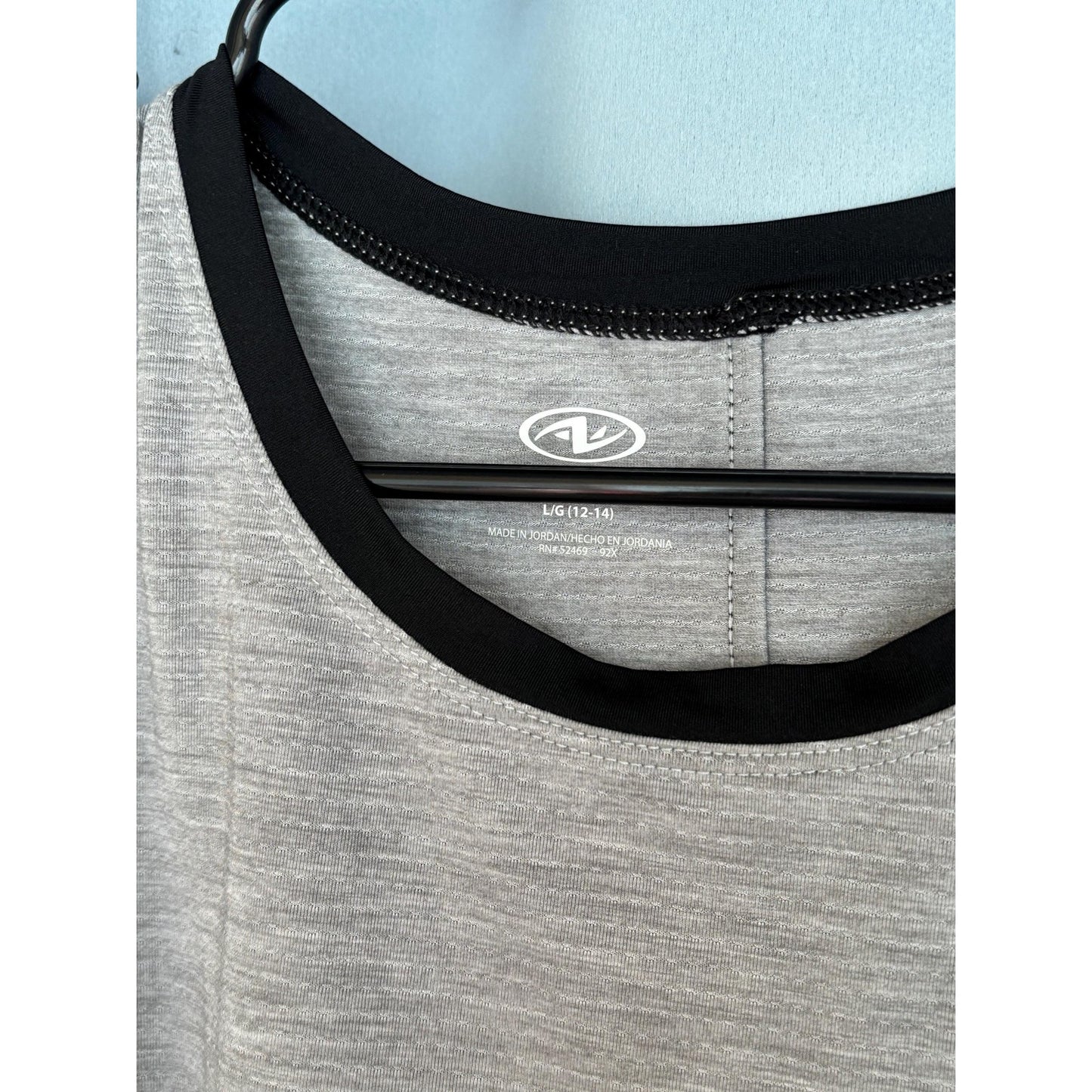 Athletic Works Women's Gray Sleeveless Active Racerback Tank Top Size (12-14) NWT L