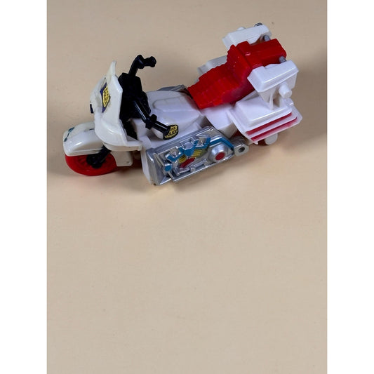 Vintage Transformers G1 Groove KO Knockoffs NYPD Police Motorcycle Figure 1986