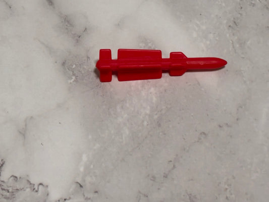 Vintage Hasbro GI JOE 1987 Mobile Command Center Red Missile Part
