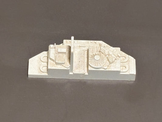 GI Joe 1985 Snow Cat White Engine Hatch Cover Vintage Vehicle Part ARAH M-3940