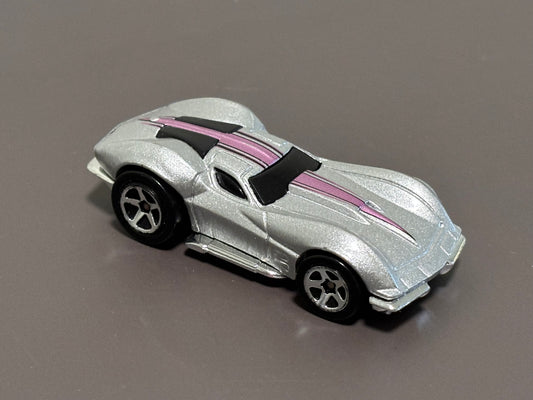 Hot Wheels '63 Corvette Stingray Metalflake Silver First Editions Drop Tops #3