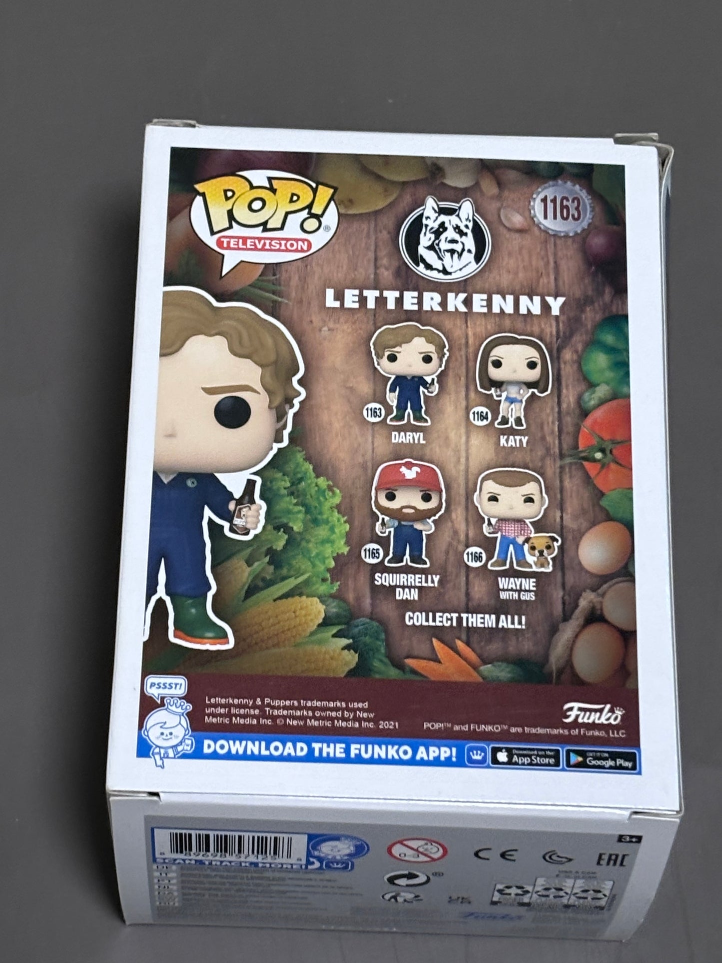Funko Pop! Television - Letterkenny - Daryl with Beer #1163 Vinyl Figure New