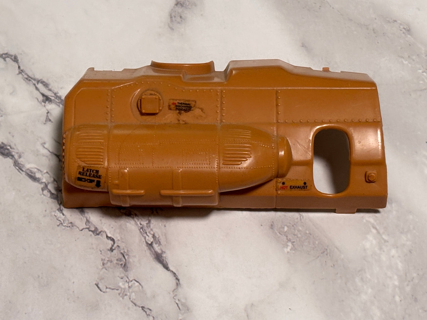 GI Joe Tomahawk Left Engine Cover Panel Helicopter Vehicle Part ARAH 1986 M-4432-1