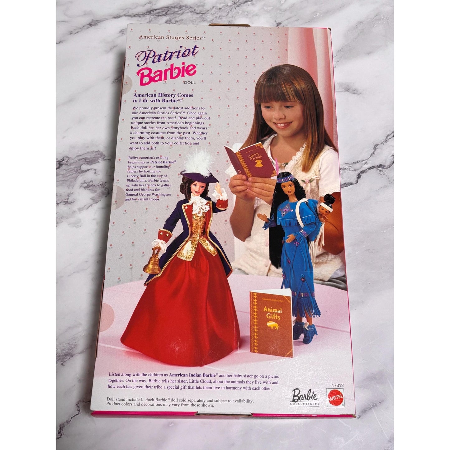 Patriot Barbie 1996 American Stories Series Collector Edition Mattel Doll 17312