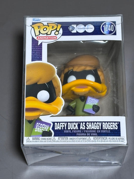 Funko POP! Scooby Doo x Looney Tunes - Daffy Duck As Shaggy Rogers #1240 New