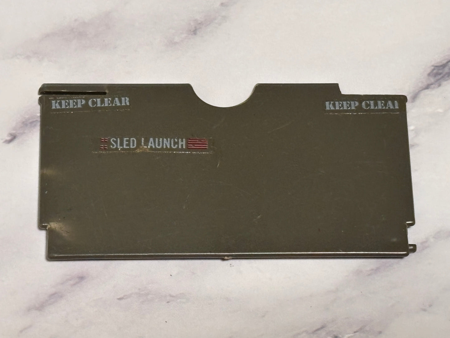 Vintage GI Joe Killer Whale Sled LaunchHatch Front Door Part ARAH 1984 M-3796-8