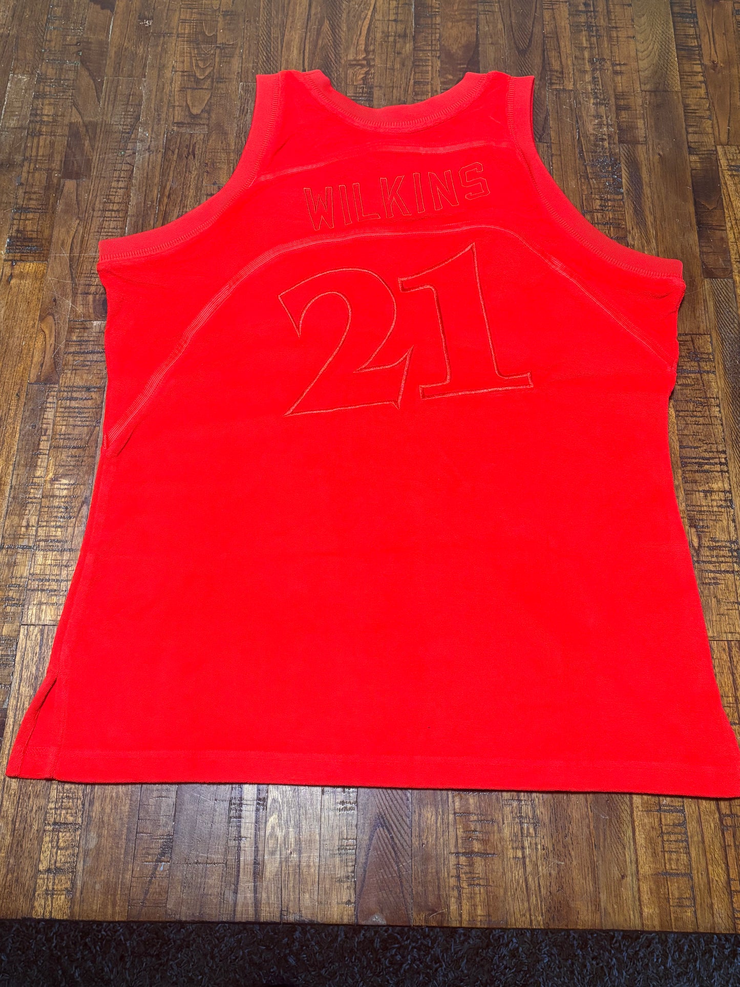 Dominique Wilkins Atlanta Hawks Mitchell & Ness Hardwood Classic HWC NBA Retro Swingman 1986-87 Ghost Red Jersey Men’s Large L New NWOT