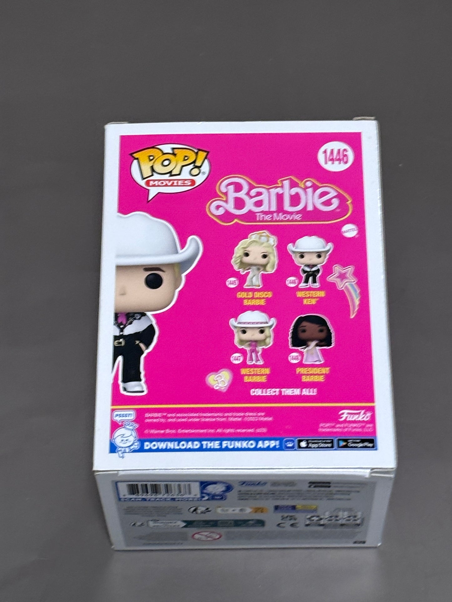 Funko Pop! Barbie The Movie Western Ken Vinyl Figure #1446