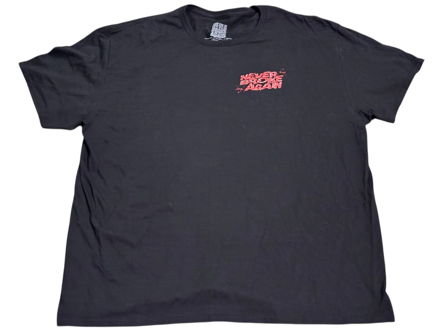 NBA Young Boy Official Never Broke Again Grim Reaper Black T-Shirt Shirt 3XL Xtra Large New NWOT