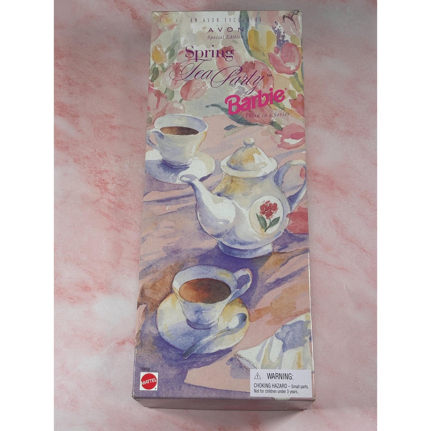 Spring Tea Barbie Doll Avon Special 3rd in Series Mattel #18658 Vintage 1997