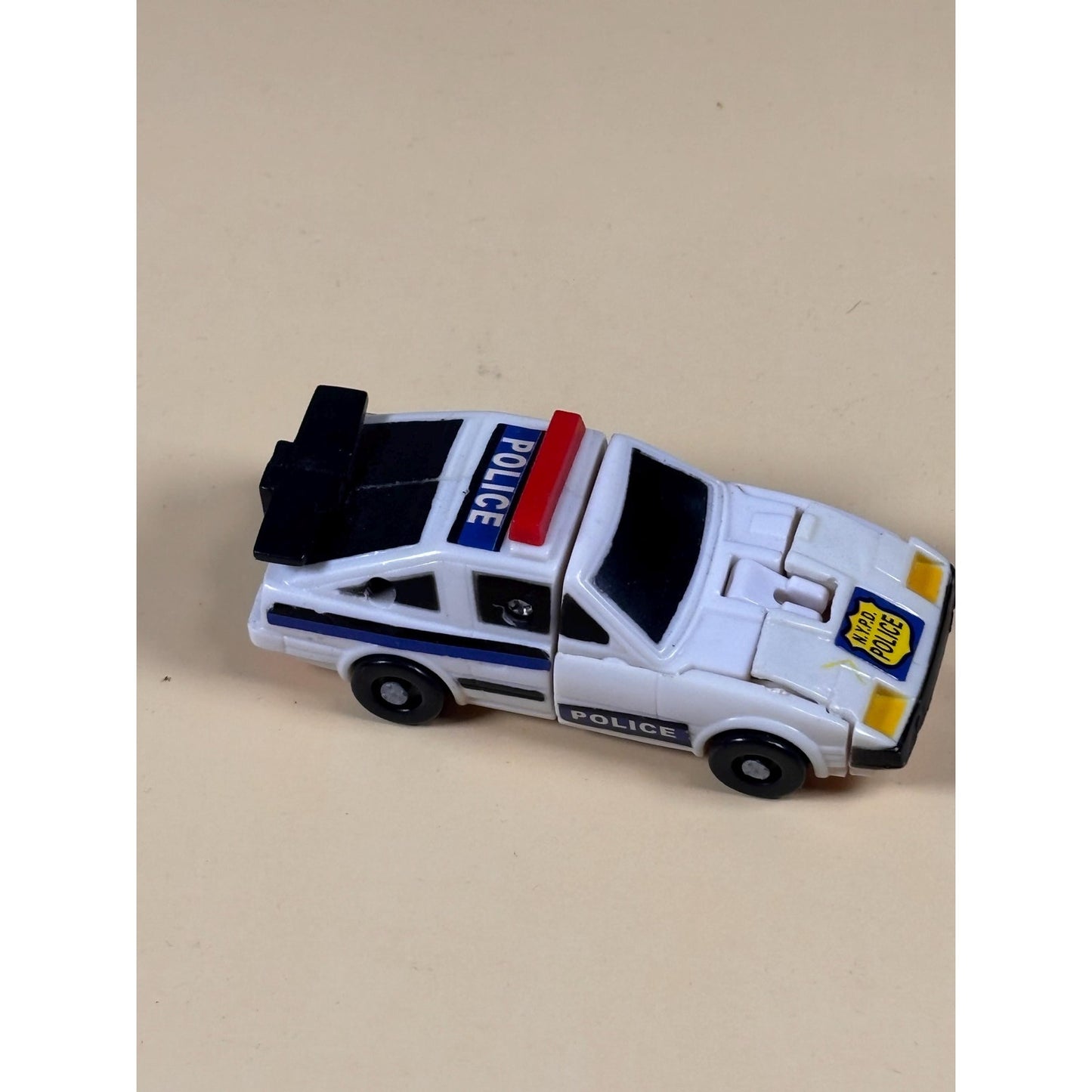 Vintage Transformers G1 Defensor KO Knockoffs NYPD Police Car Figure 1986