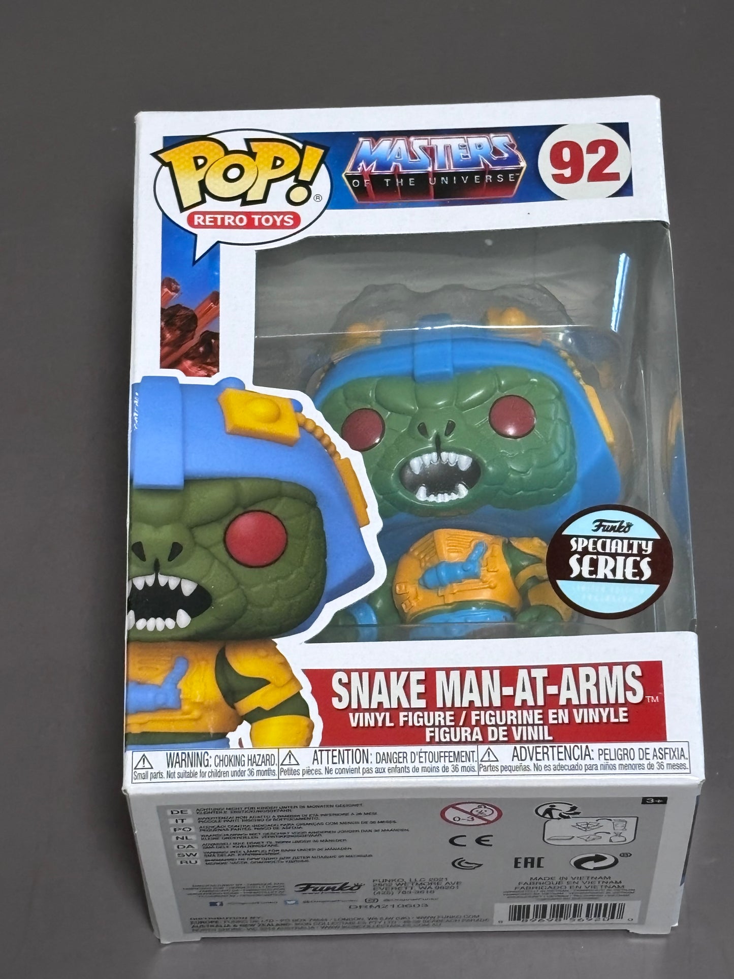 Masters of the Universe Snake Man-At-Arms Specialty Series Funko Pop Figure #92