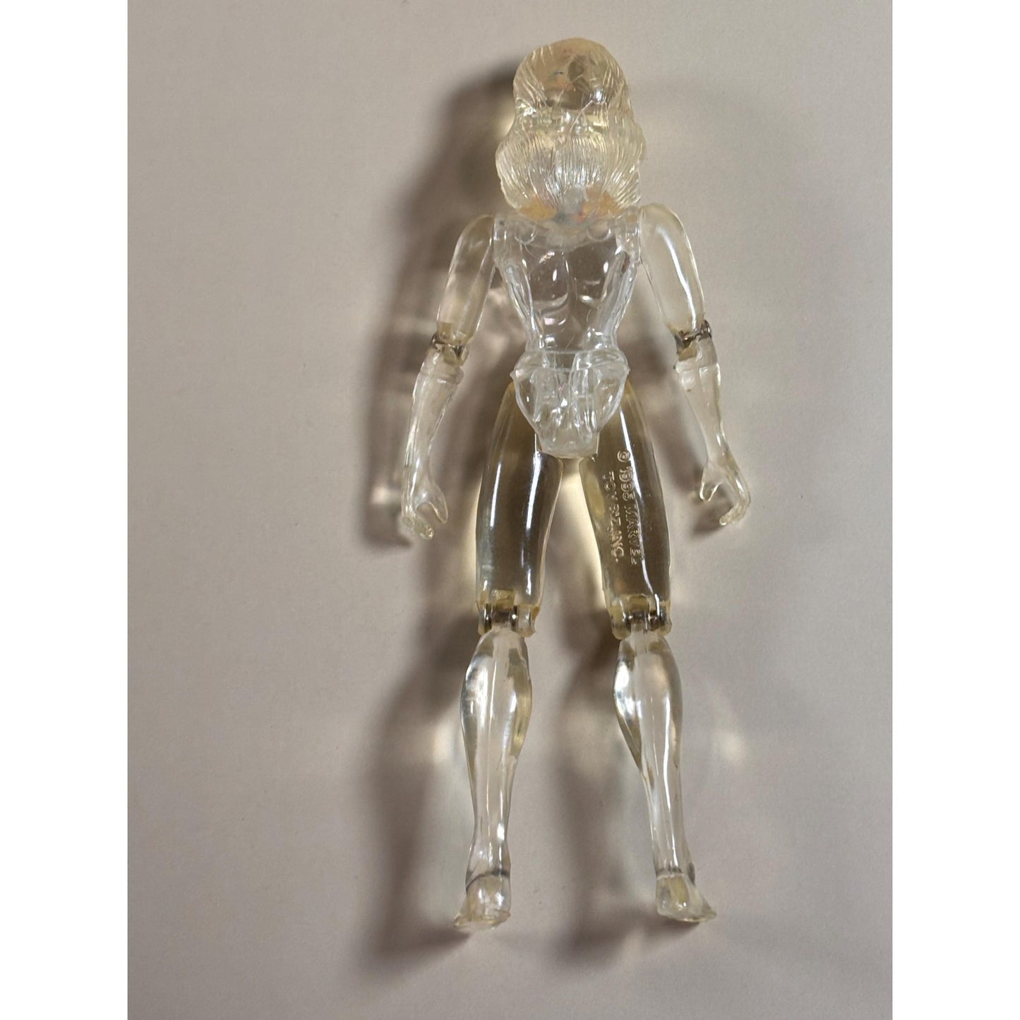 Clear Invisible Woman Marvel Toy Biz 1995 Fantastic Four Action Figure 5”