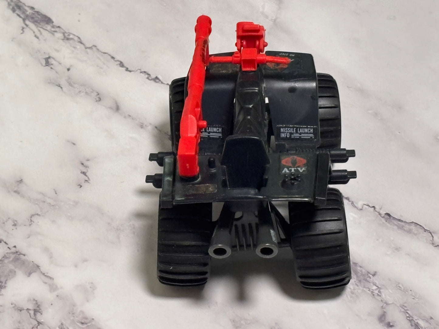 Vintage GI Joe Arah Cobra Ferret ATV Vehicle 1985 Hasbro Toy Figure Black
