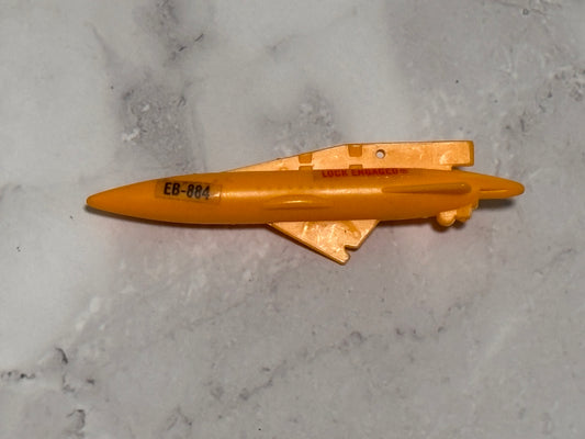 Snow Cat 1985 G.I. Joe ARAH  Vintage Vehicle Weapon Torpedo Missile Bomb Part