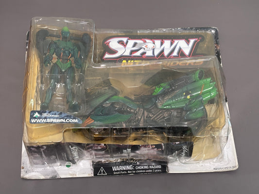 Nitro Riders Green Vapor Action Figure McFarlane Toys Spawn Series 16 New 1999