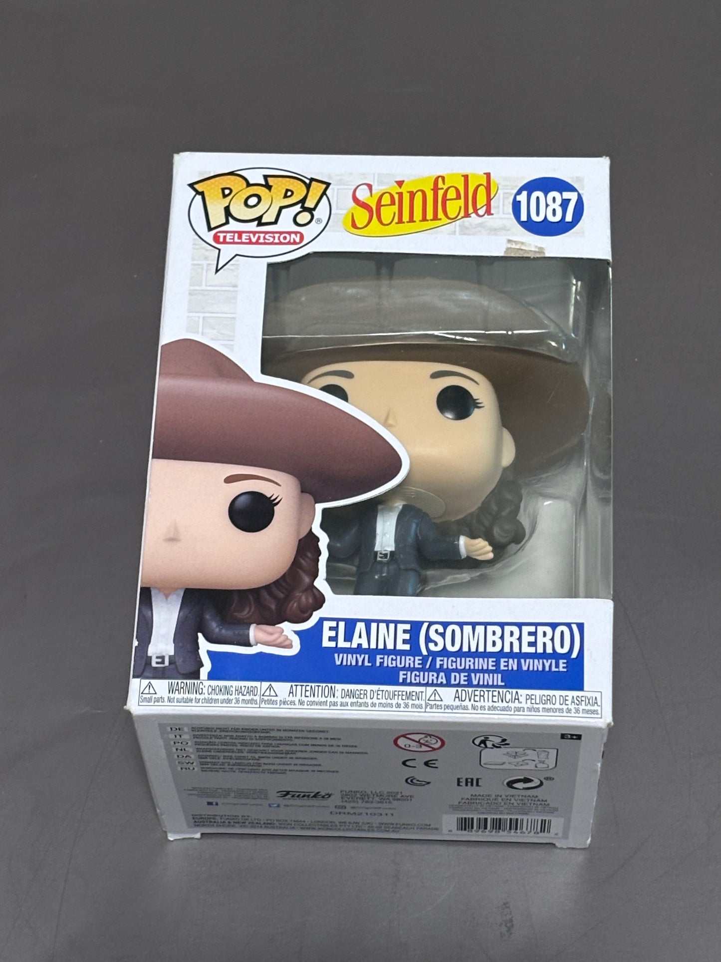 Funko Pop! Seinfeld - Elaine in Sombrero Vinyl Bobble Toy Figure 1087
