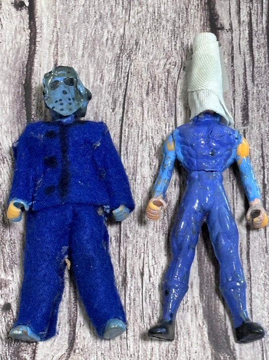 Lot of 2 Custom Made Michael Myers Action Figures 4-5”