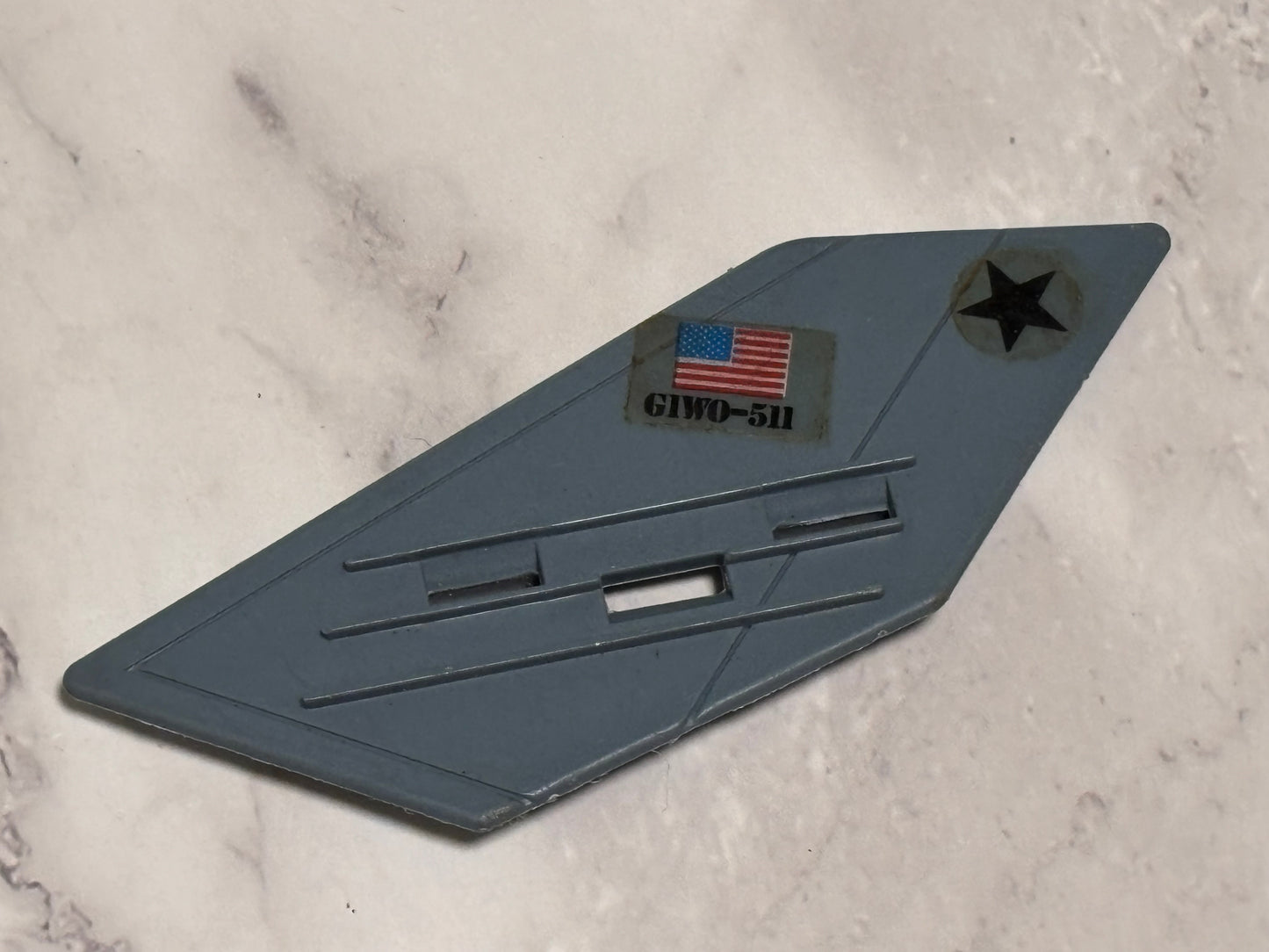 Vintage GI Joe ARAH 1988 Skystorm Tail Fin Vertical Stabilizer part
