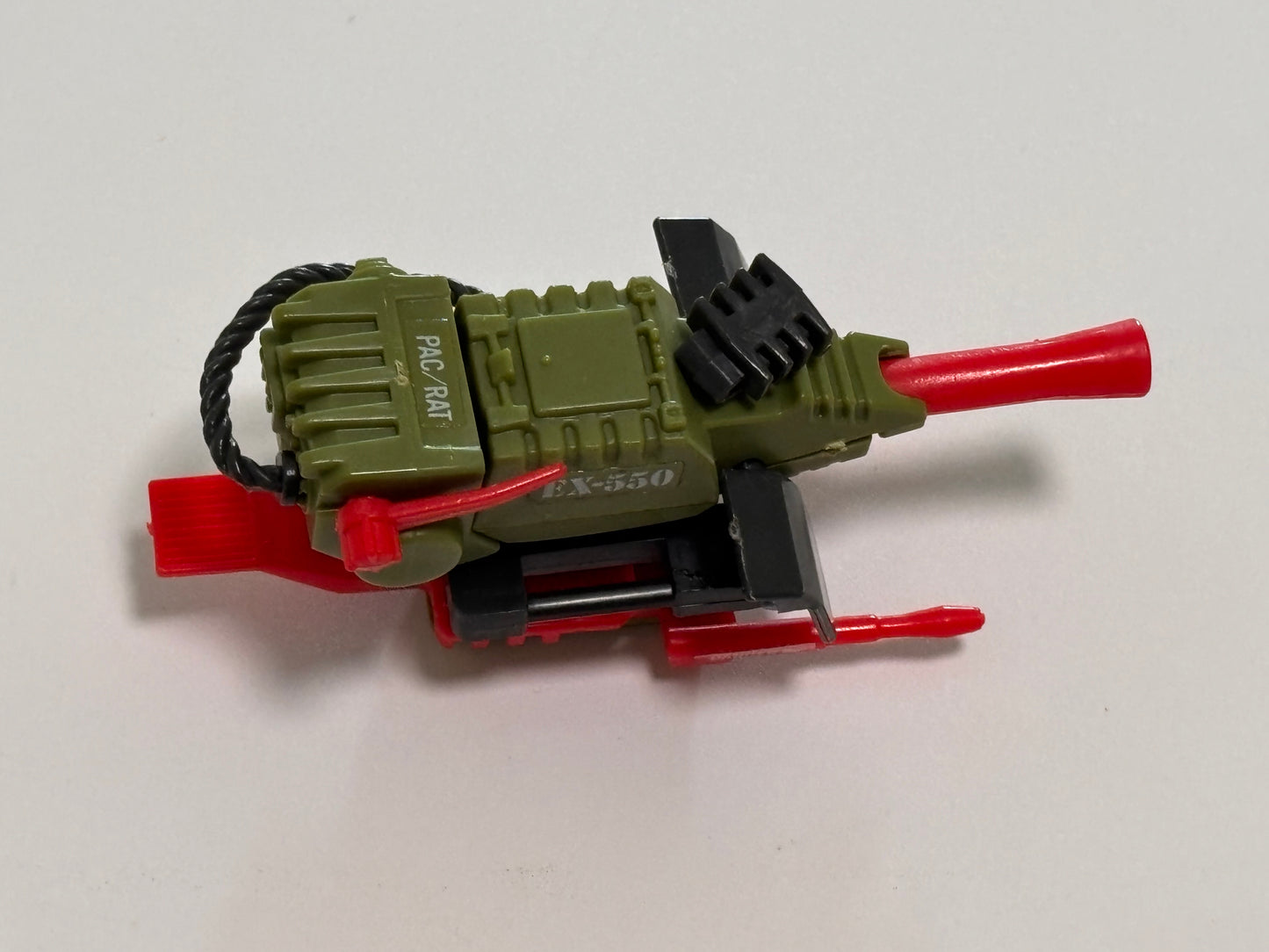 GI Joe Vehicle PAC RAT Flame Thrower Dark Green Mail Away Vintage Vehicle 1983