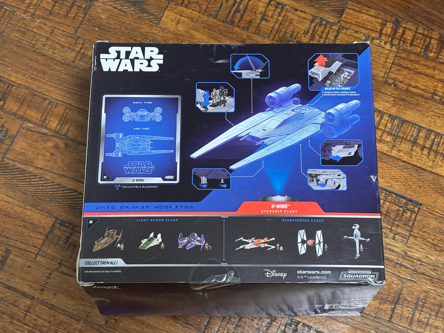 Star Wars Disney Jazwares Micro Galaxy Squadron U-Wing Starfighter Series 5 0082 Action Figure New