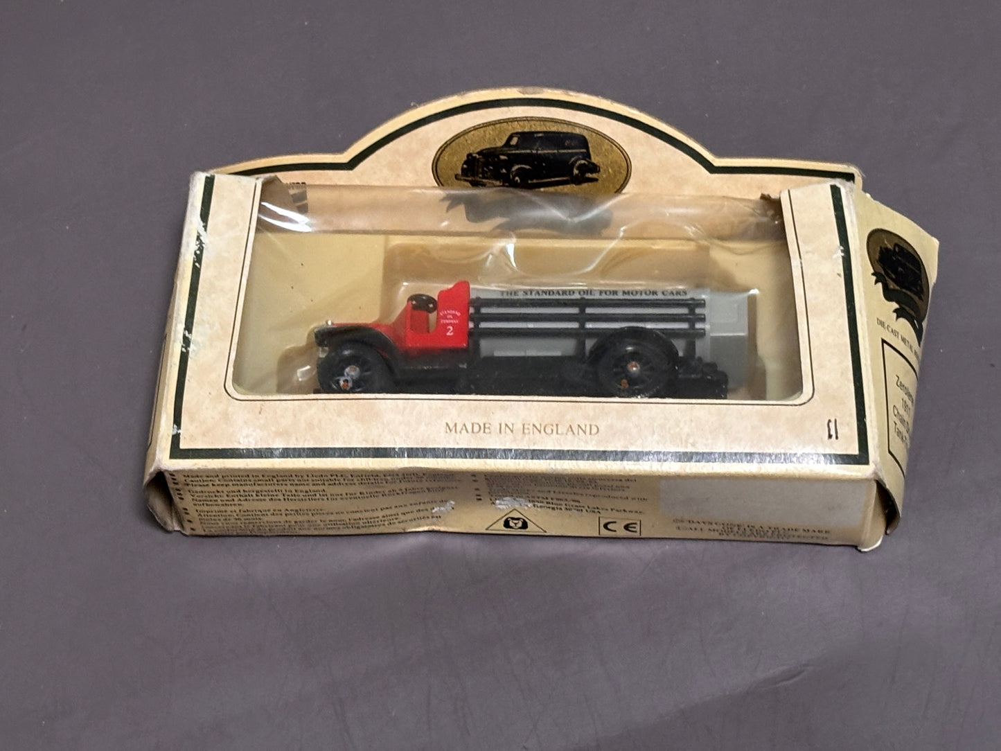 Zerolene Chain Drive Tank Truck 1911 Chevron Commemorative Die-cast 1:64