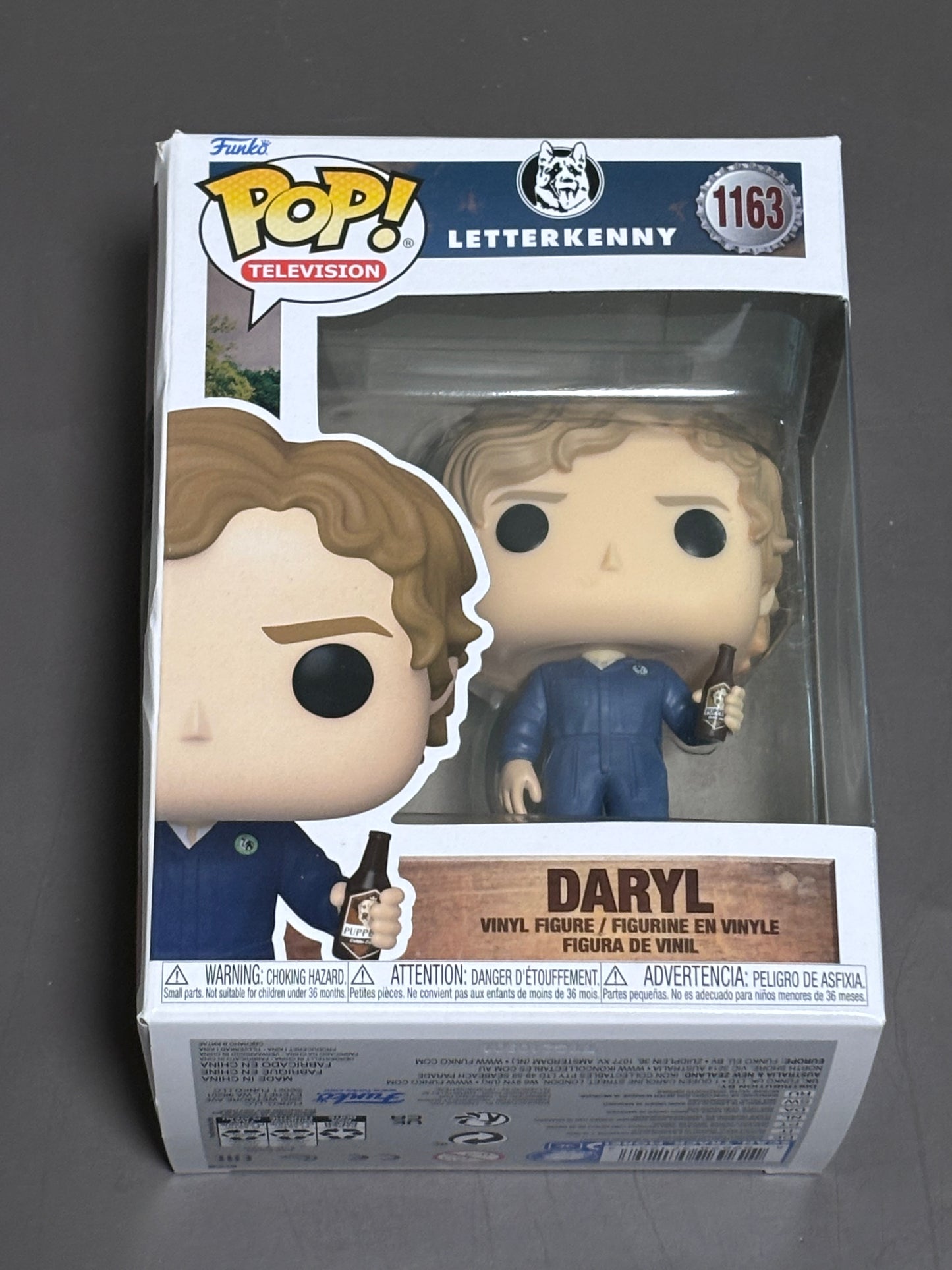 Funko Pop! Television - Letterkenny - Daryl with Beer #1163 Vinyl Figure New