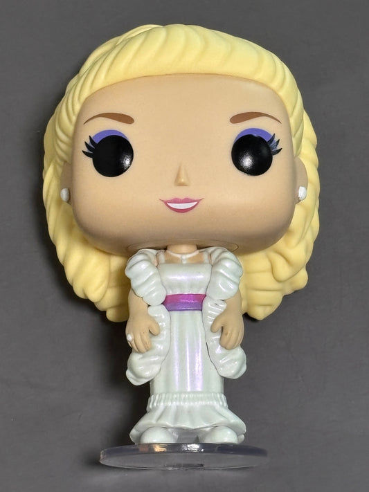 Funko Pop! Vinyl Figure Barbie Doll Toy- Crystal Barbie #124 Mattel OOB Stand