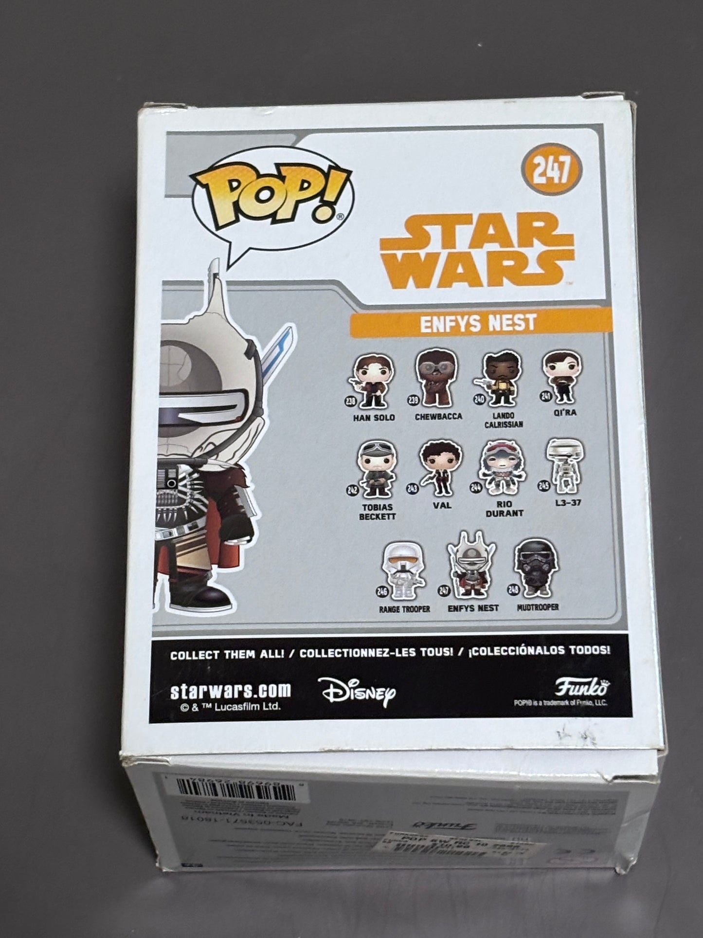 Pop Star Wars 247 Enfys Nest Vinyl Bobble Head Figure Disney Funko Lucas Film