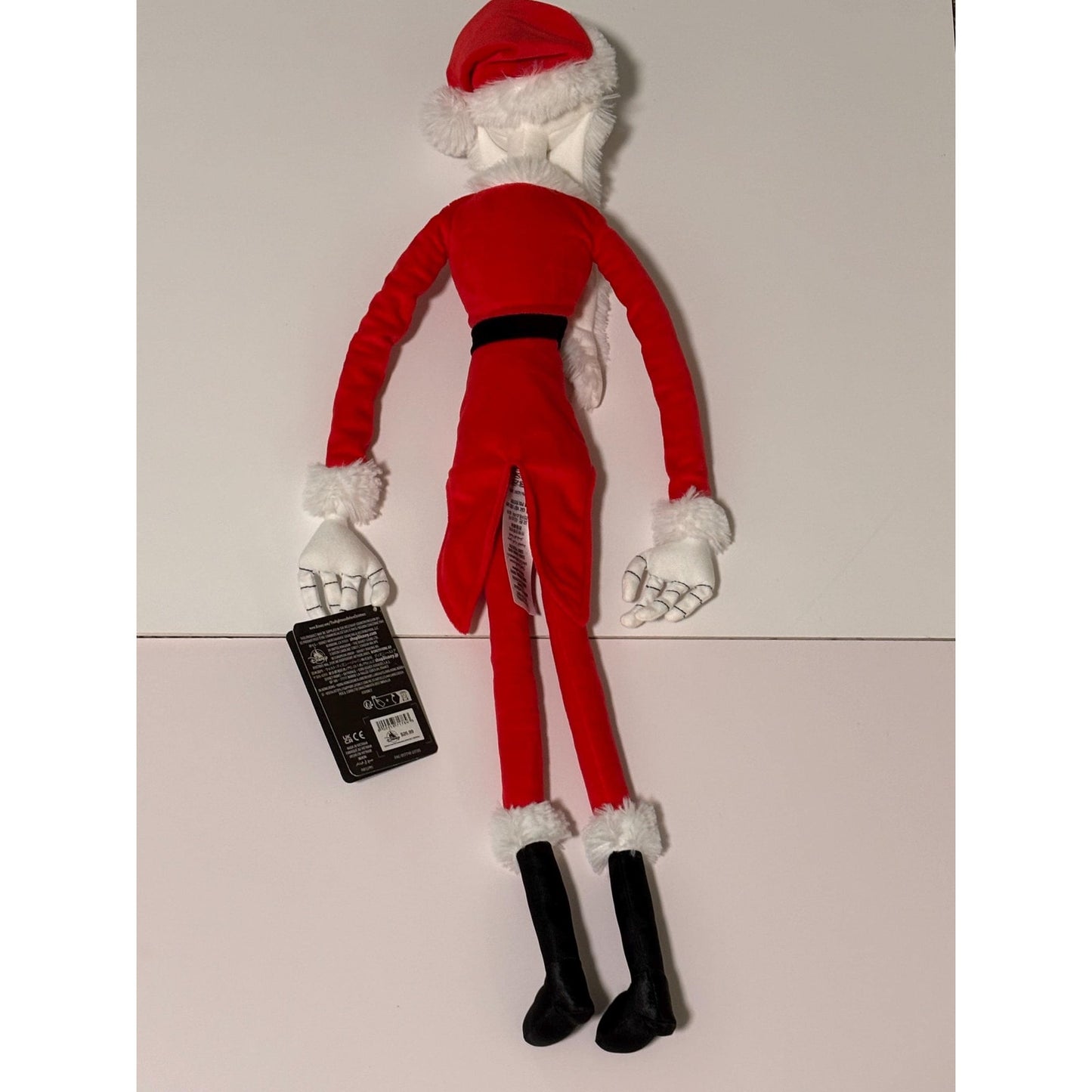 Santa Jack Skellington Plush 26" Nightmare Before Christmas Halloween Disney New
