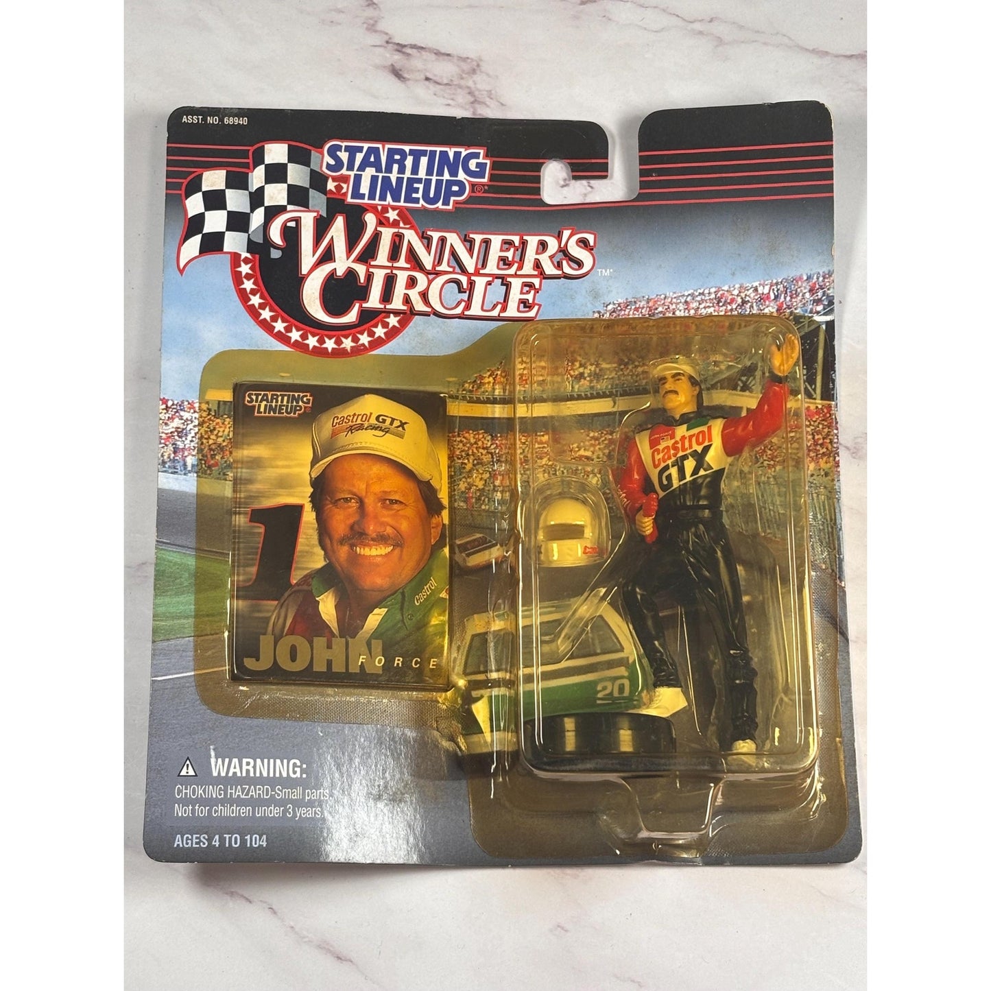 Lot of 2 Winnwea Circle John Force Starting Lineup Figures 1997 1998