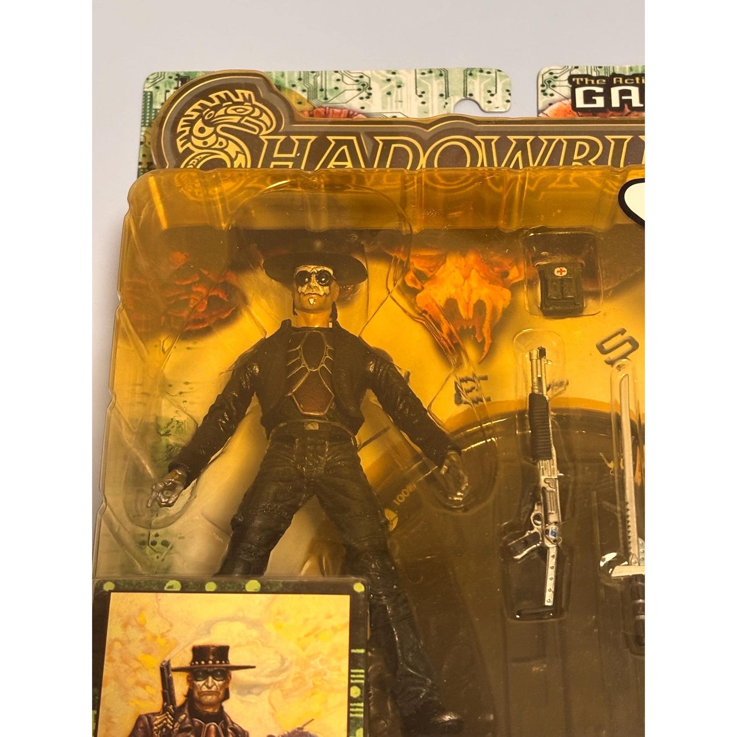 Shadowrun The Street Deacon Vigilante Action Figure Sealed New 2003 Wizkids New